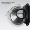 Hervidor de agua eléctrico de cristal Maestro MR-063-Negro, 2200 W, cuerpo de cristal, base inalámbrica