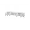 Mueble TV Cama Meble VERA 190x40x50 cm, blanco mate, tablero de partículas