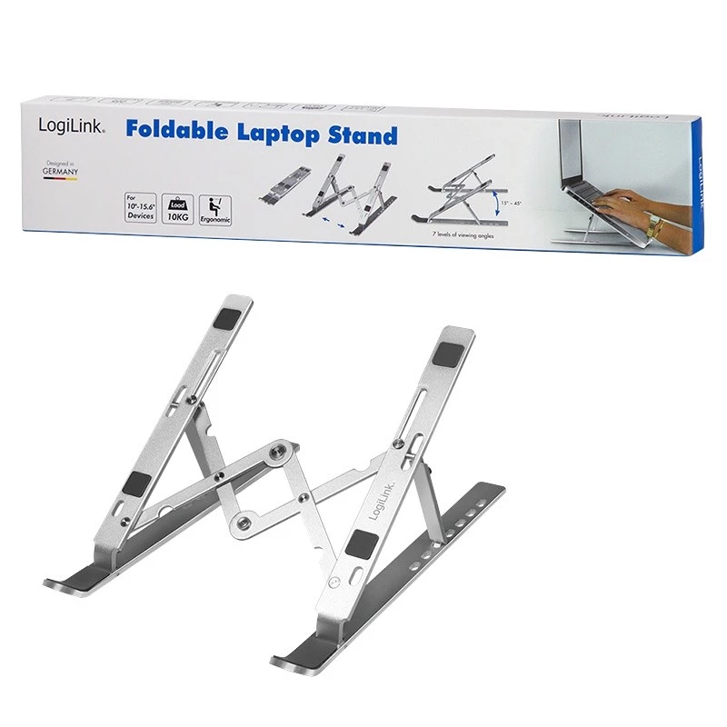 Soporte para portátil LogiLink AA0134 Plata 40,6 cm (16 pulgadas)
