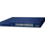 Switch gestionado PLANET 24 puertos 10/100/1000T + 2 puertos L2 Gigabit Ethernet