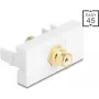 Conector macho RCA DELOCK Easy 45 Modelo 90861, dorado