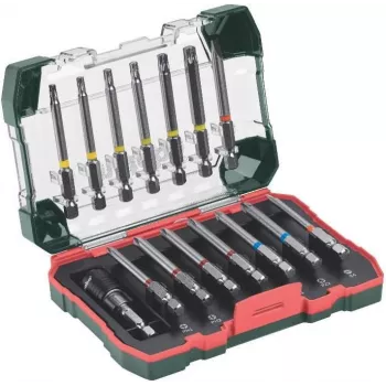 Juego de puntas Metabo 626718000 — 15 piezas, puntas de destornillador surtidas