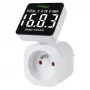 Medidor de vatios y energía GreenBlue GB620E para red de 220 V, máx. 16 A, medidor de corriente/energía enchufable