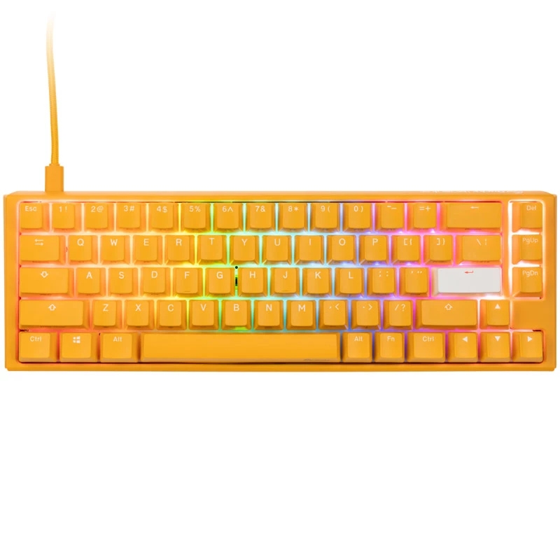 Teclado Ducky One 3 Amarillo SF Gaming USB QWERTY US-Inglés