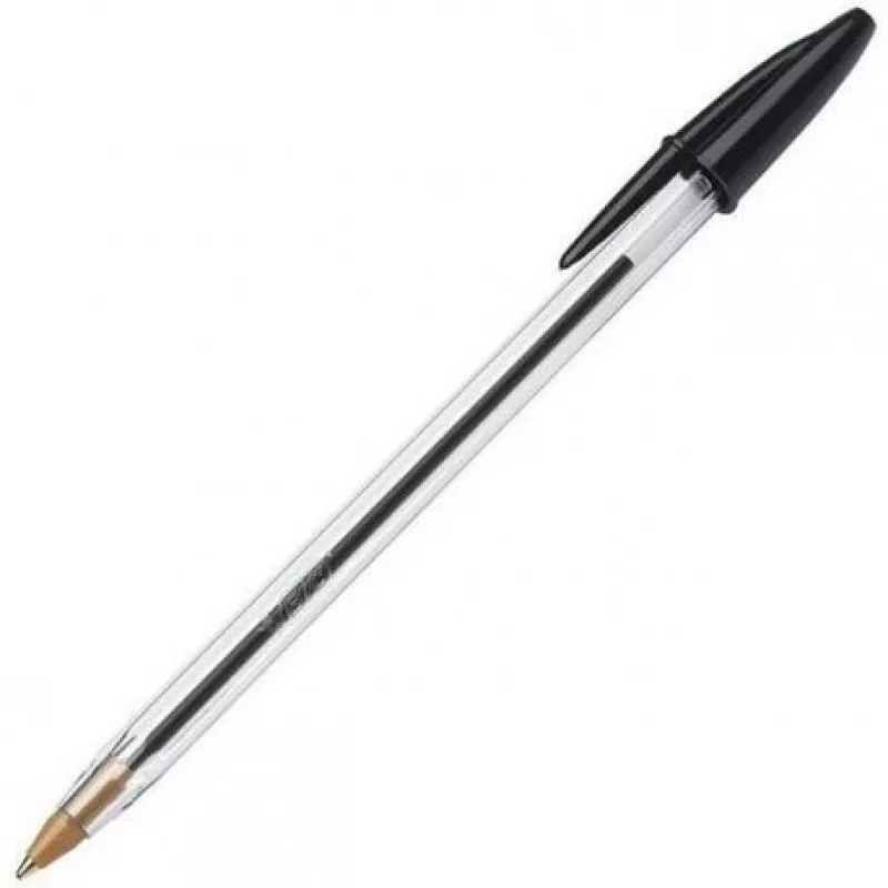 Bolígrafo BIC Cristal negro – ¿recargable? 1 ud., medio 1,0 mm bola