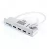 Dock para portátil / replicador de puertos Satechi ST-UCICHS USB 3.2 Gen 1 Type-C, puertos USB-A, SD/MicroSD, plata