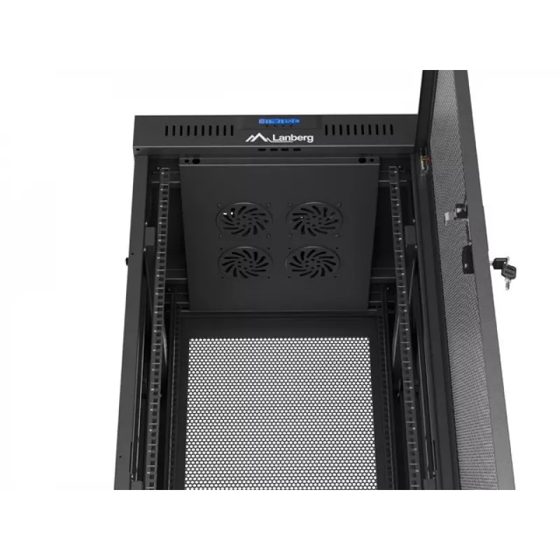 Lanberg FF01-6632-23BL Armario rack 32U Rack independiente Negro