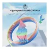 Filamento para impresión 3D Creality PLA 1,75 mm, 1 kg – azul/verde/rosa (Creality 3301010424)