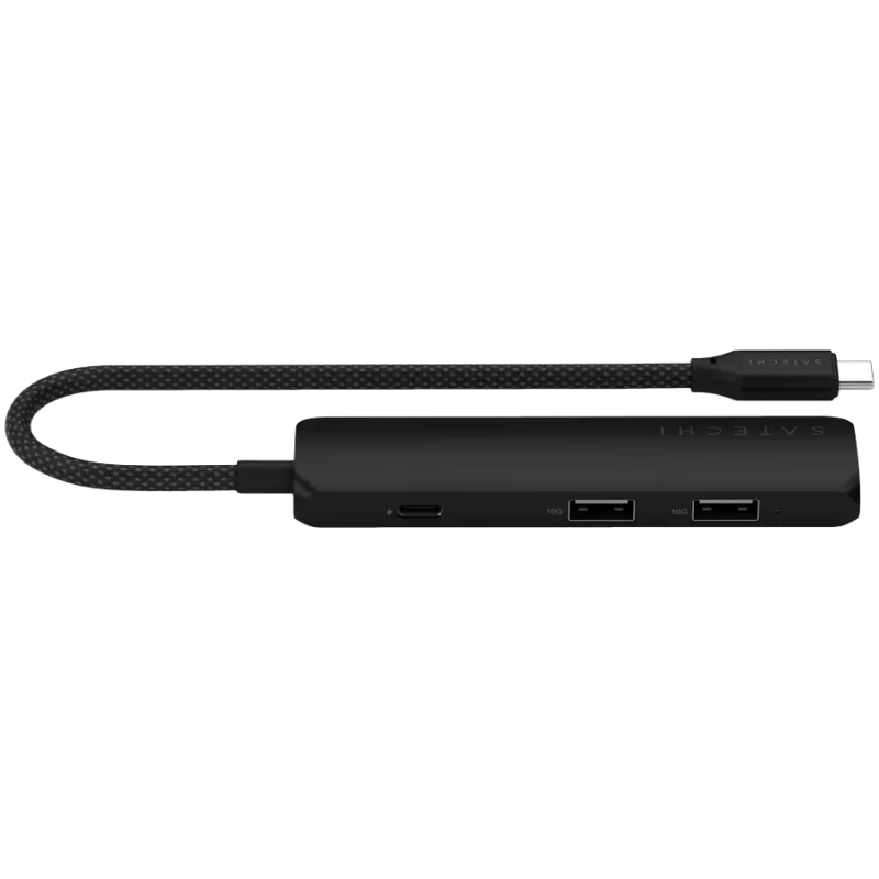 Hub de interfaz Satechi ST-P4SK USB Type-C 10000 Mbit/s negro