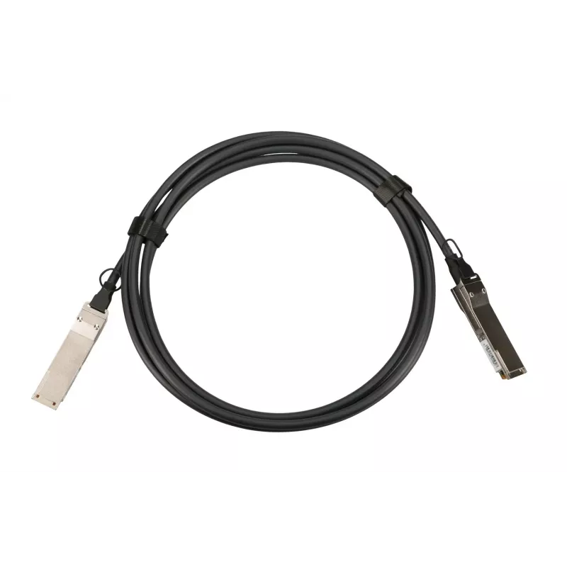 Cable DAC QSFP+ Extralink 40Gbps 3m 30AWG conector/conector