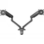 Soporte universal gaming para doble monitor (DM8210), soporte de monitor gris, RGB