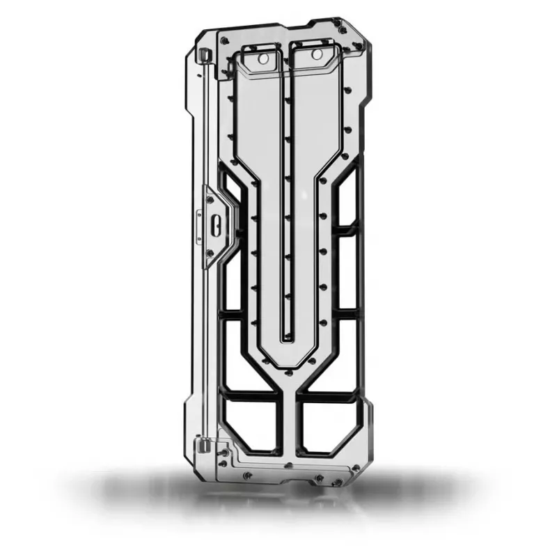 Carcasa de ordenador Singularity Spectre 4 Aevum Elite Acrylic — transparente/negro con acentos