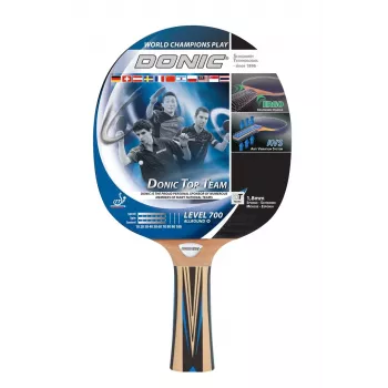 Donic Schildkröt Top Team 700 equipo de tenis de mesa negro, azul, madera