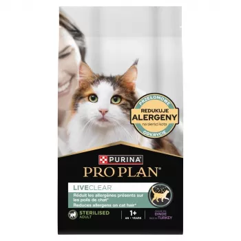 PURINA PRO PLAN LIVECLEAR STERILISED ADULT rico en pavo 2,8 kg