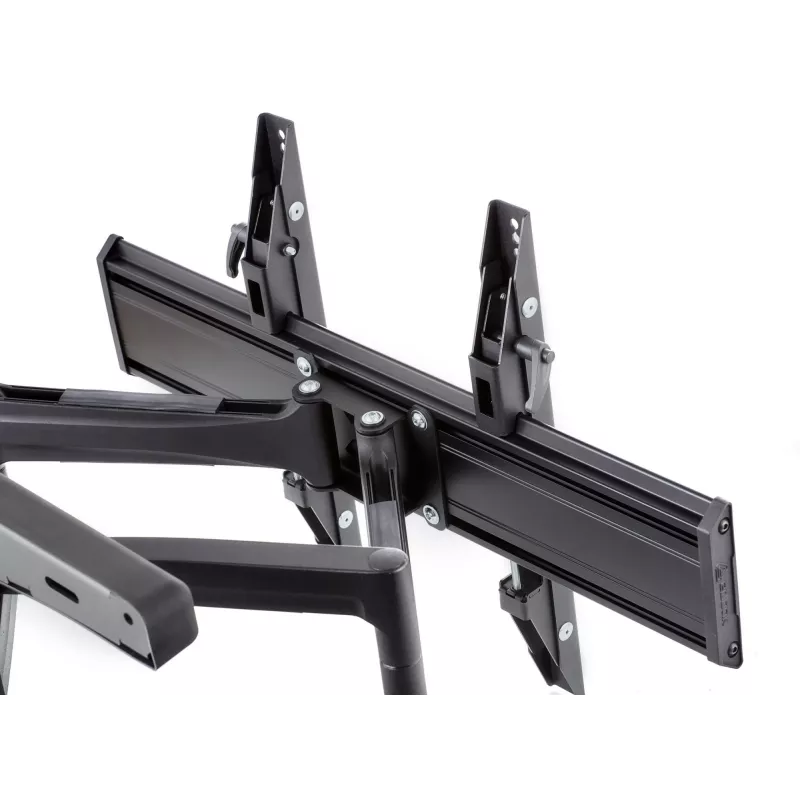 Edbak VSM654 soporte de pared con brazo giratorio, 65–86 pulgadas, 45 kg, negro