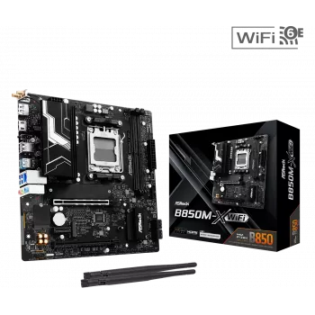 Placa base ASRock B850M Rock WiFi AM5 mATX DDR5 con HDMI y DisplayPort