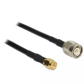 Cable coaxial DeLOCK 89507 RG-58 C/U 10 m TNC SMA negro