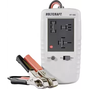 Comprobador de relés Voltcraft RT-100 — para probar relés de 12 V a 230 V