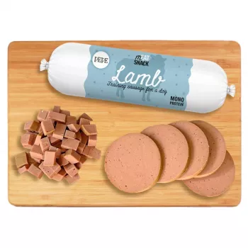 PAKA ZWIERZAKA Pepe Sausage Lamb - Snack para perros - 200g