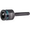 makita Impact Black 1/2 Torx vaso de llave de tubo Tamaño: T50 Longitud: 78,0 mm (E-19831)