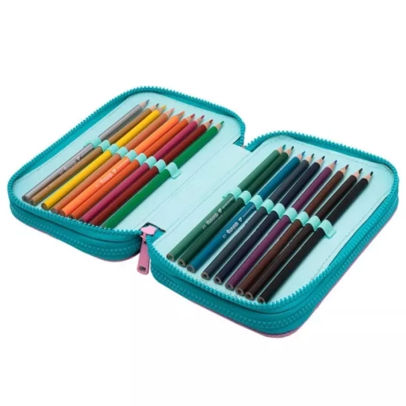 Estuche CoolPack Jumper 3 DREAMS F067654 – estuche de tres pisos con varios compartimentos