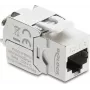 Keystone conector hembra RJ45 a LSA Delock 90715 Cat.8.1 apantallado sin herramienta