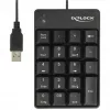 Teclado numérico DeLOCK 12481 universal USB negro
