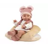 Muñeca Llorens 40 cm bebé de vinilo con rasgos realistas y cuerpo blando