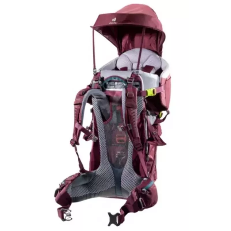 Mochila portabebés Deuter Kid Comfort poliamida rojo