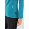 Sudadera con capucha Viking Jukon Lady S, sudadera con capucha midlayer para mujer, verde hierba, Polartec, talla S