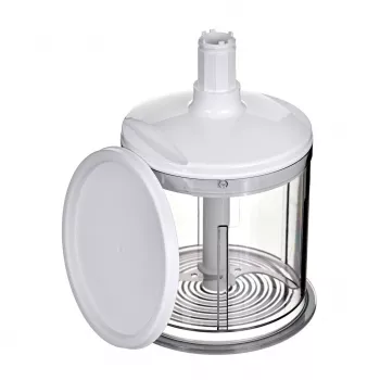 Accesorio para batidora Bosch MFZ4050, carcasa de plástico blanco transparente
