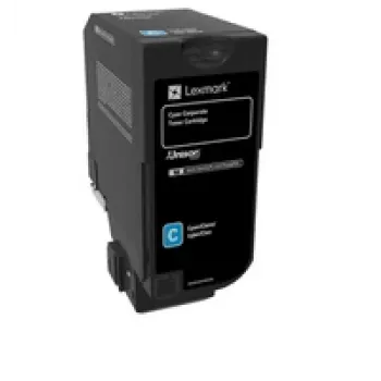 Cartucho de tóner Lexmark 74C20CE 2500 páginas Cian