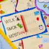 Set de aprendizaje Montessori de escritura con lápiz y 18 tableros