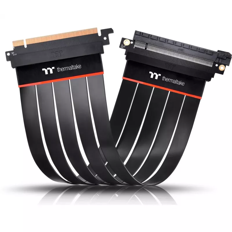 Thermaltake AC-058-CO1OTN-C1 cable alargador riser PCIe 4.0 x16, 0,3 m, negro