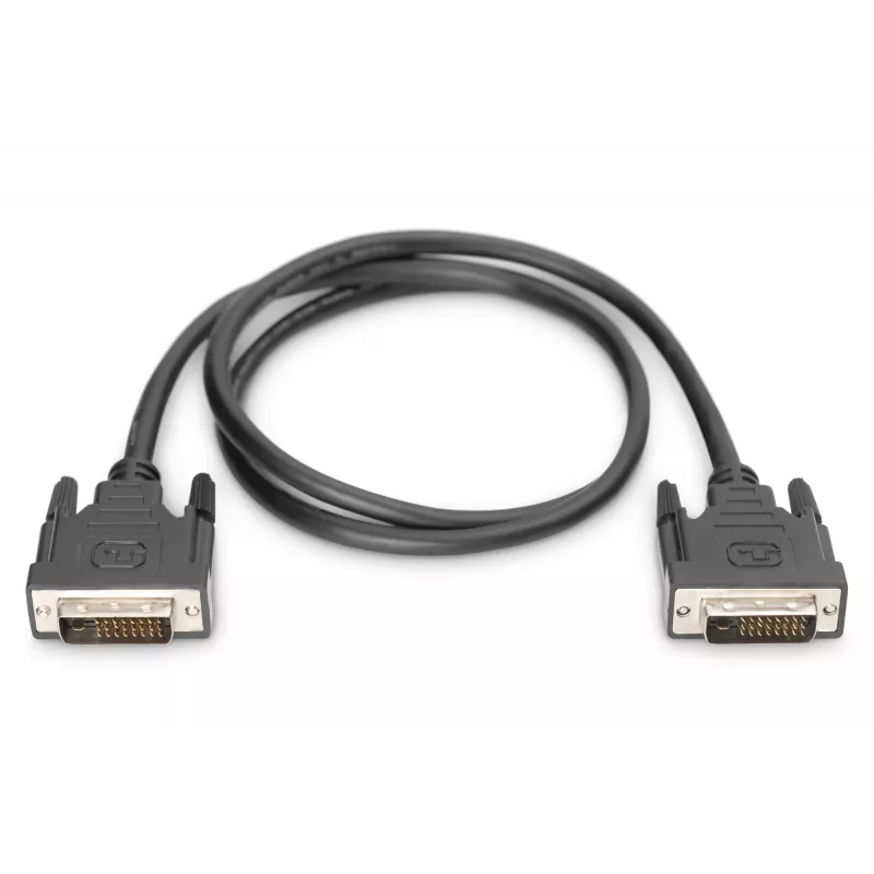 Cable de conexión DVI Digitus AK-320108-010-S 1m