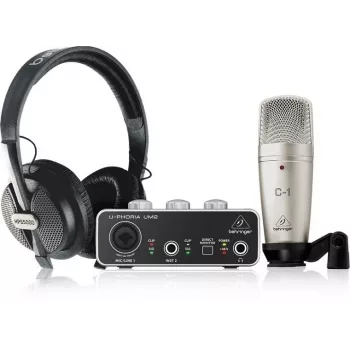 Kit de grabación para estudio doméstico Behringer U-PHORIA STUDIO