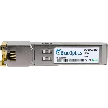 Transceptor SFP BlueOptics BO08C28S1 (980-9I251-00IS00-BO) — cobre RJ45, 1000BASE-T, 100 m, 0°C–+70°C