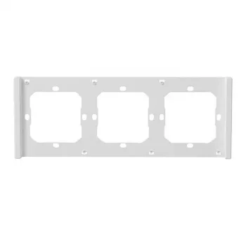 Marco de interruptor triple Sonoff M5-80 blanco, montaje en pared, para 3 módulos de tecla