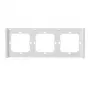 Marco de interruptor triple Sonoff M5-80 blanco, montaje en pared, para 3 módulos de tecla