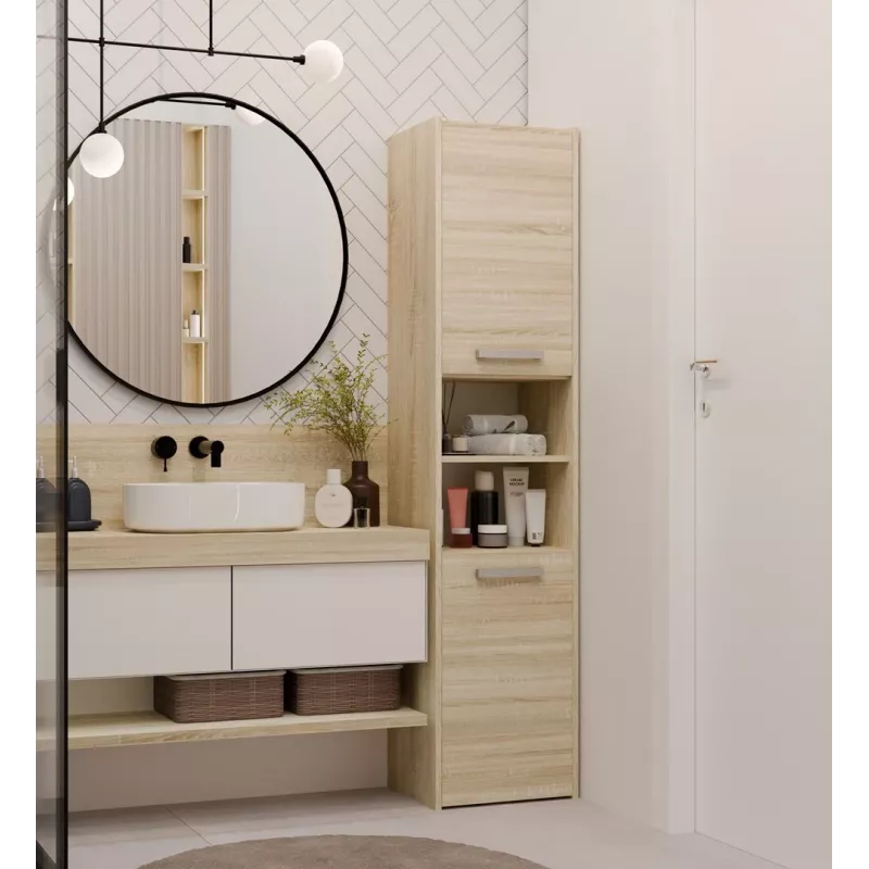 Top E Shop S40 SONOMA mueble de almacenaje para baño, roble