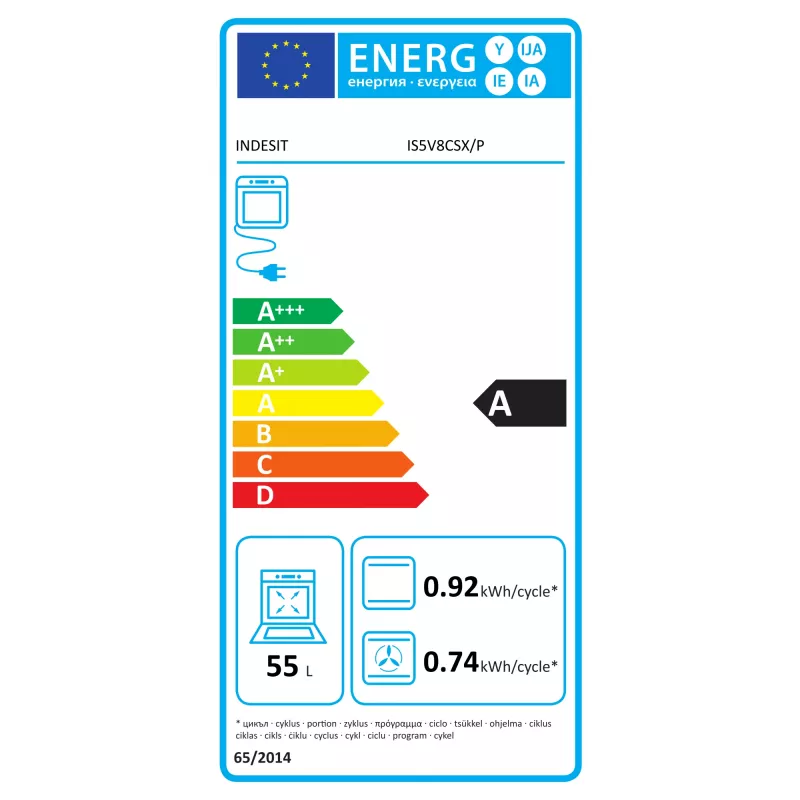 Placa vitrocerámica Indesit IS5V8CSX/P — Placa de 60 cm con 5 zonas vitrocerámicas