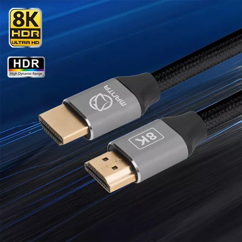 Cable HDMI MANTA HDMI-1.5MC 1,5 m, compatible con hasta 8K