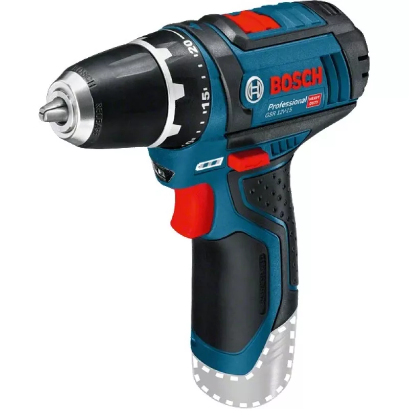 Bosch GSR 10,8-2-LI Professional Keyless negro, azul, rojo