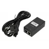 Fuente de alimentación PoE Extralink POE-24-24W-G 24 V 1 A 24 W Gigabit, interior, negro, cable de alimentación incluido