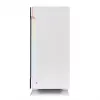 Caja de PC Thermaltake H200 TG Snow RGB semitorre blanca