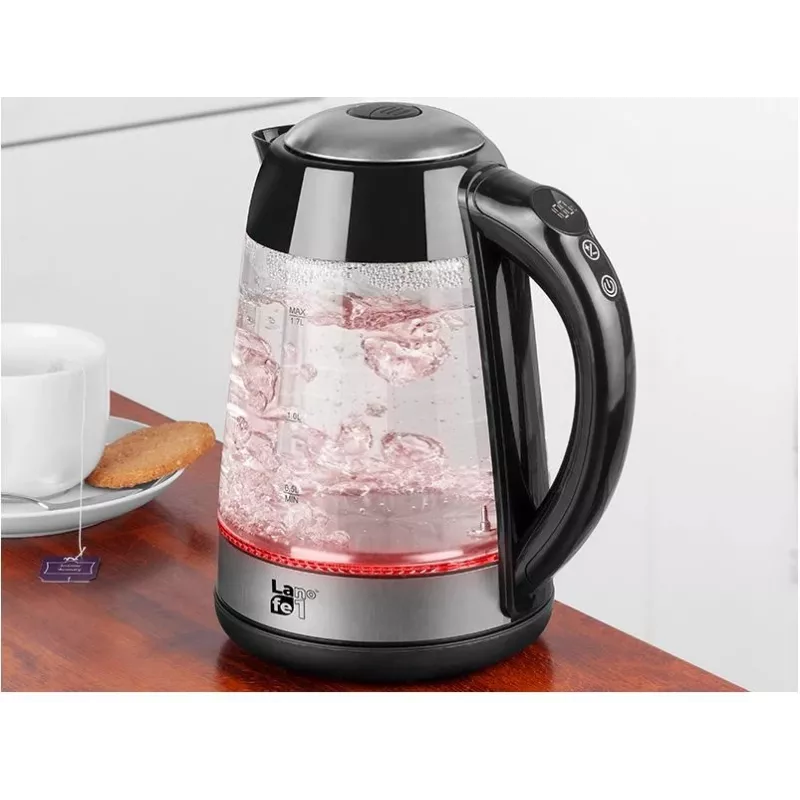 Hervidor de agua Lafe LAFCZA46806, 2200 W, 1,7 l, negro