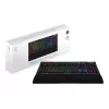 Teclado gaming mecánico MSI Strike Pro W Silent distribución US iluminación RGB, con cable, interruptores táctiles Silent