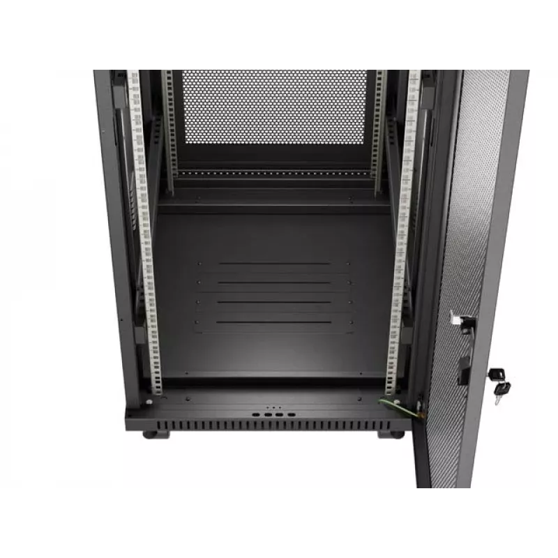 Armario rack autoportante LANBERG FF01-6824-23BL 24U 600×800 mm IP20 negro