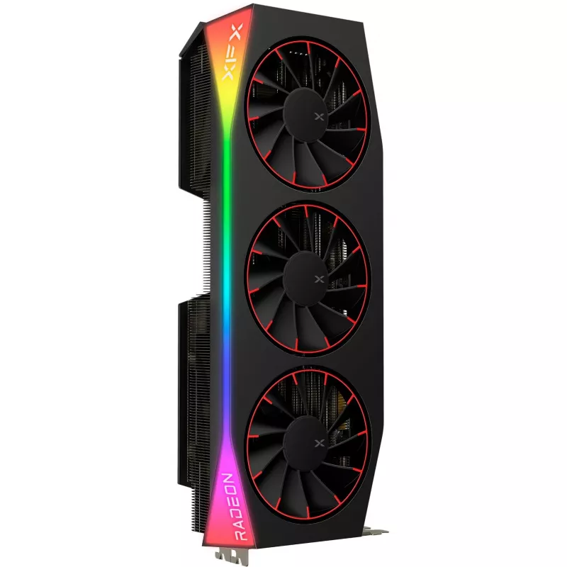 Tarjeta gráfica XFX Radeon RX 9070 XT OC — 16 GB GDDR6, PCIe 5.0, 3× DisplayPort 2.1, HDMI 2.1, 3 ventiladores, 360×155×72 mm