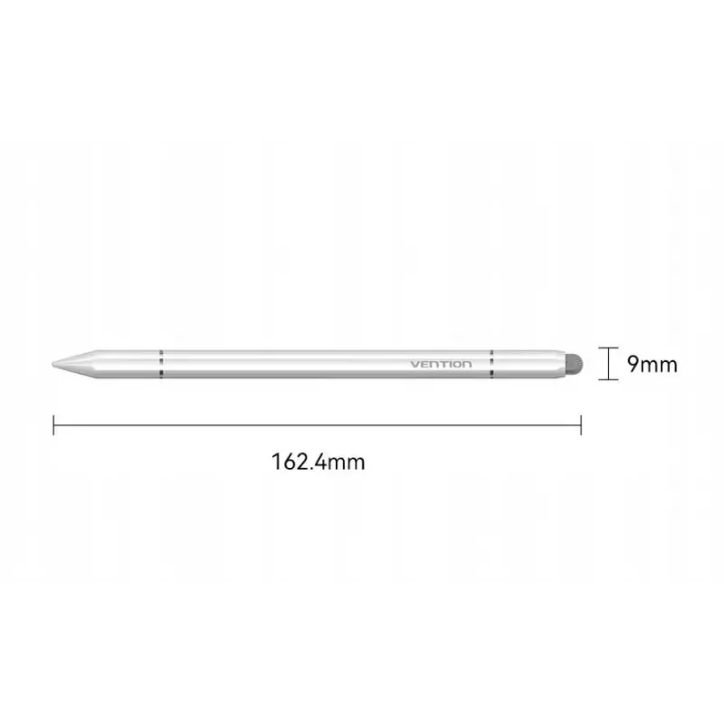 Stylus Vention KQLW0 3-en-1 magnético aleación de aluminio, blanco, 18,2 g